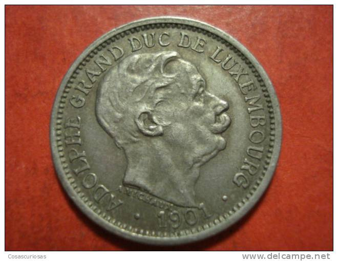 2992 LUXEMBOURG LUXEMBURGO 10 CENTIMES     AÑO / YEAR  1901   XF - Luxembourg