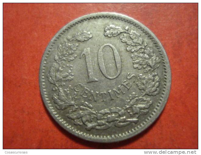 2992 LUXEMBOURG LUXEMBURGO 10 CENTIMES     AÑO / YEAR  1901   XF - Luxemburg