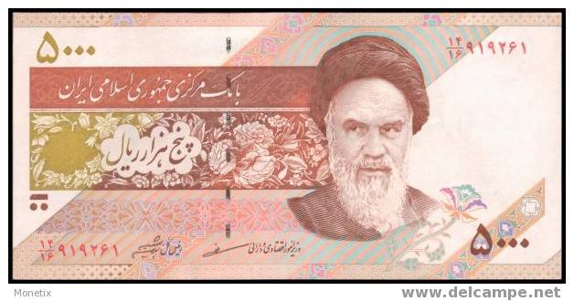 Iran #145e, 5.000 Rials, ND (2002-), UNC / NEUF - Iran