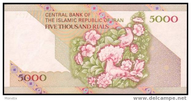 Iran #145e, 5.000 Rials, ND (2002-), UNC / NEUF - Iran