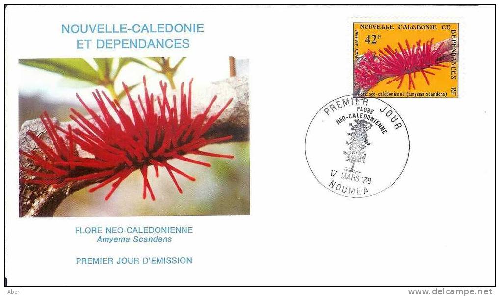 FDC 164 Nlle CALEDO0NIE - PA 184 -FLORE CALEDONIENNE - FDC