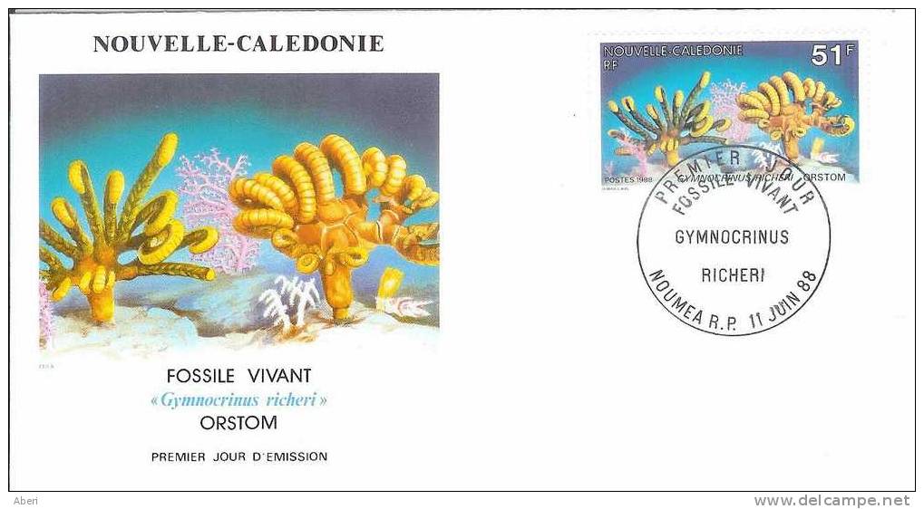 FDC 181 Nlle CALEDONIE - POSTE 557 - FOSSILE VIVANT - FDC