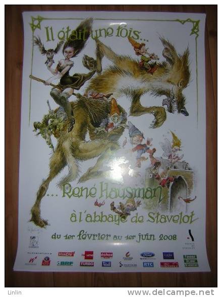 HAUSMAN AFFICHE EXPO STAVELOT - Affiches & Posters