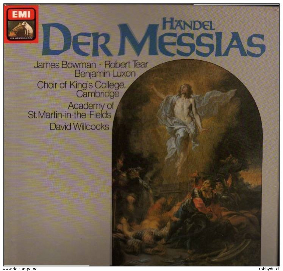 * 3LP Box * HÄNDEL: DER MESSIAS - CHOIR OF KING'S COLLEGE / ACADEMY OF ST.MARTIN-IN-THE-FIELDS - Canti Gospel E Religiosi