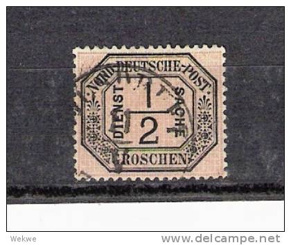 D.NDP021 Norddeutscher Postbezirk/ Mi. D 3, T + T Stempel, Nach Verwendet - Afgestempeld