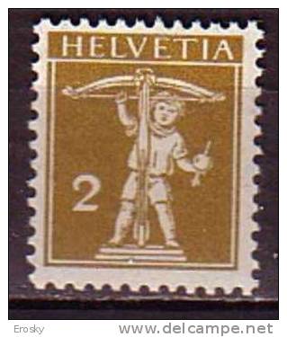 PGL - SWITZERLAND N°134a * - Unused Stamps
