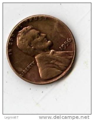 ETATS UNIS 1 CENT 1956 - 1909-1958: Lincoln, Wheat Ears Reverse