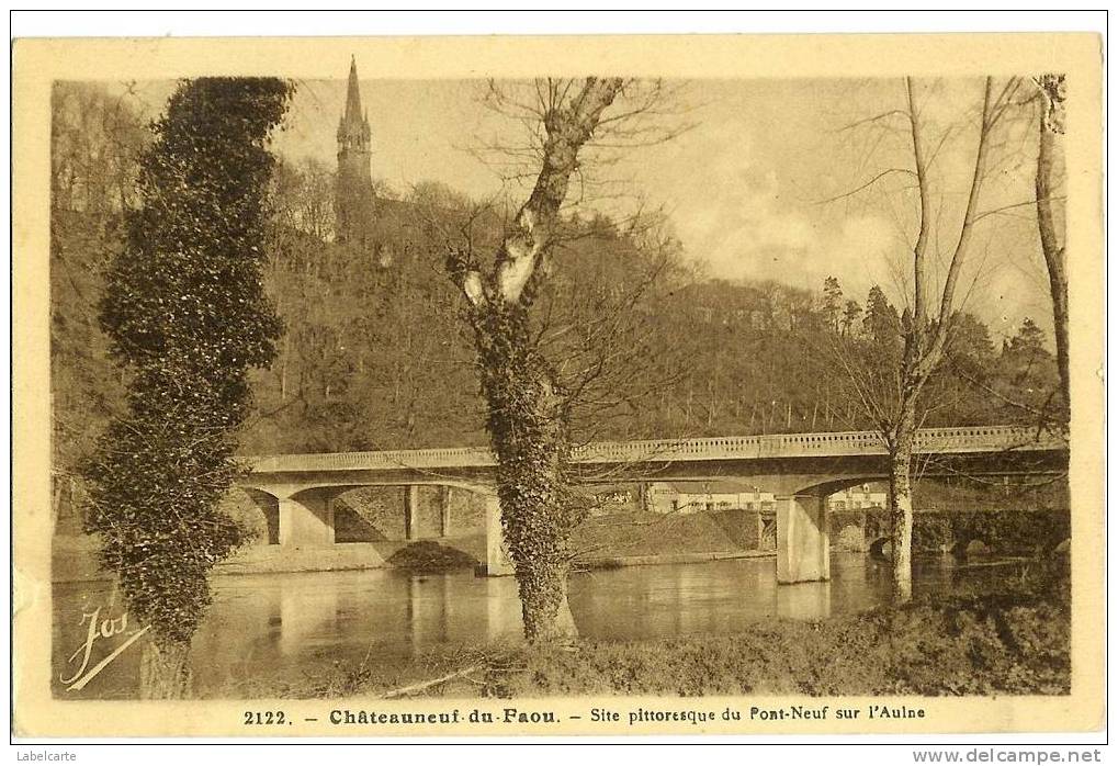 FINISTERE 29.CHATEAUNEUF DU FAOU.PONT NEUF - Châteauneuf-du-Faou