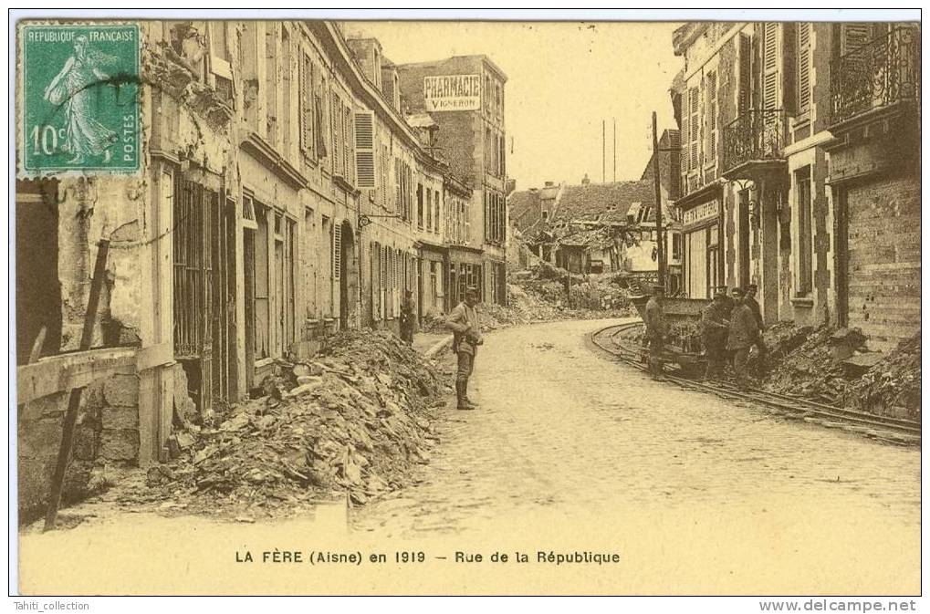 LA FERE - Rue De La République - Fere En Tardenois