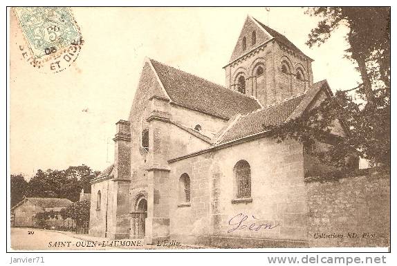 Saint-Ouen-L'Aumone. L'Eglise - Saint-Ouen-l'Aumône