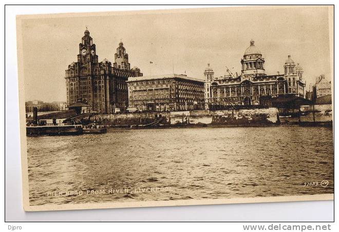 LIVERPOOL Pier Head From River - Liverpool