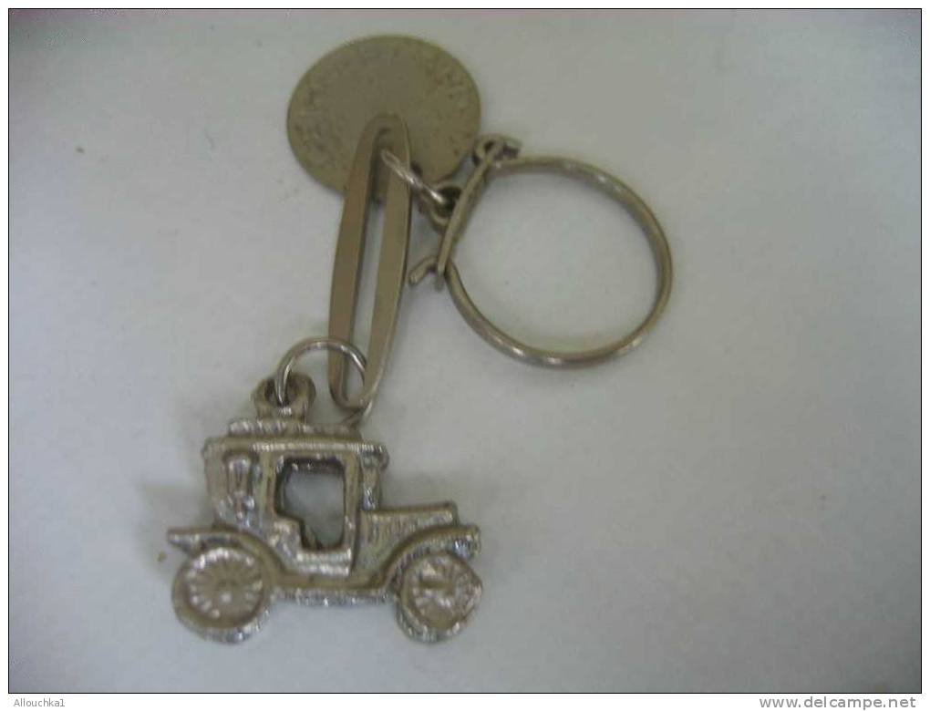 1 PORTE - CLEFS - Porte Clés - PUBLICITAIRE :COLLECTION DE VOITURE AUTOMOBILES VIEUX TACOTS - MINIATURE EN METAL - Porte-clefs