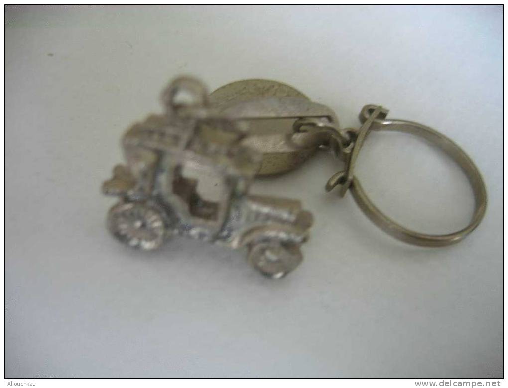 1 PORTE - CLEFS - Porte Clés - PUBLICITAIRE :COLLECTION DE VOITURE AUTOMOBILES VIEUX TACOTS - MINIATURE EN METAL - Porte-clefs