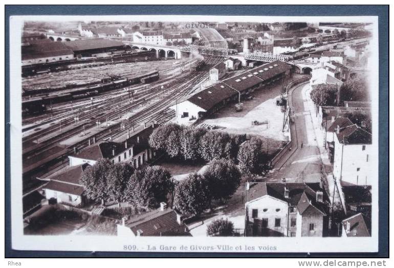 69 Givors Gare Sépia    D69D  K69091K  C69091C RH053222 - Givors