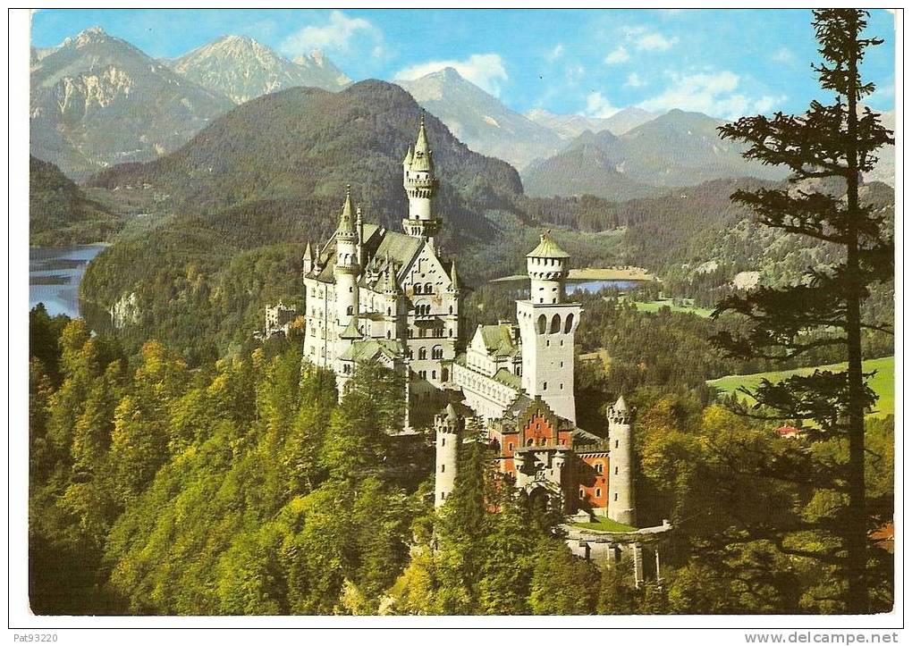 ALLEMAGNE / Tiroler /  Chateau : Konigsschlösser Neuschwanstein....../ CPM Circulée 1970 ?obl. 8958 - Füssen