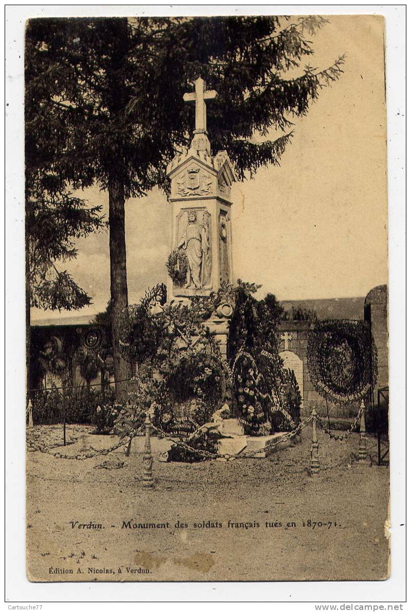 P5 - VERDUN - Monument Des Soldats Français Tués En 1870-71 - Verdun