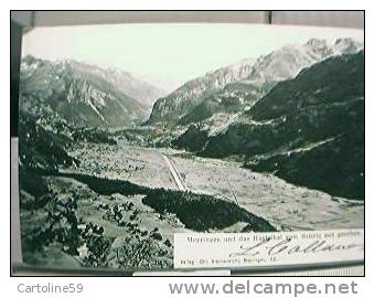 SUISSE-SCHWEIZ-SWITZERLAN Suisse Meyringen Haslethal Brunig Vb1910 BF10543 - Hasle Bei Burgdorf