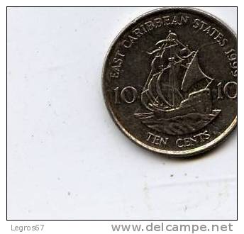 EAST CARAIBES 10 CENT 1999 - Colonie