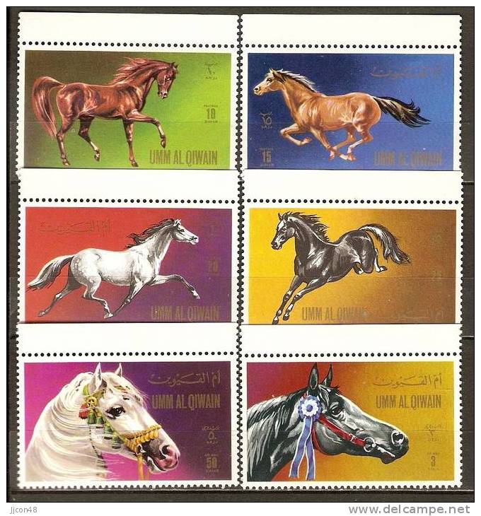 Umm Al-Qiwain 1972 Horses (**) (MNH) - Umm Al-Qiwain