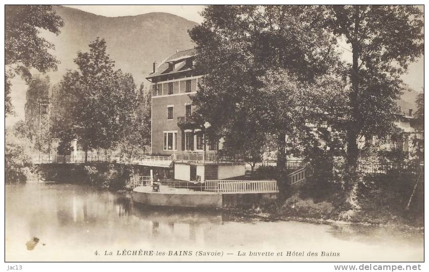 L50 - 73 - La Léchère-les-Bains - 4 La Buvette Et Hôtel Des Bains - Sonstige & Ohne Zuordnung