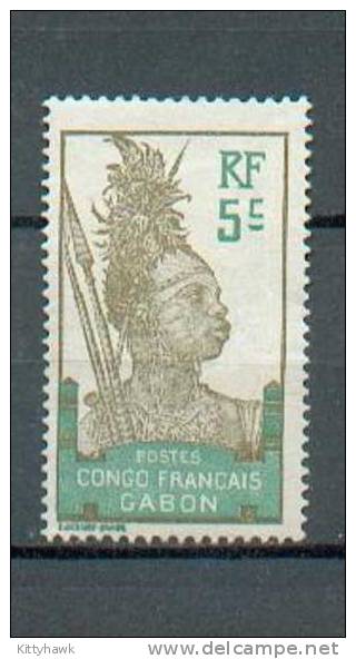 GAB 134 - YT 36 * Trace De Charnière Importante - Unused Stamps