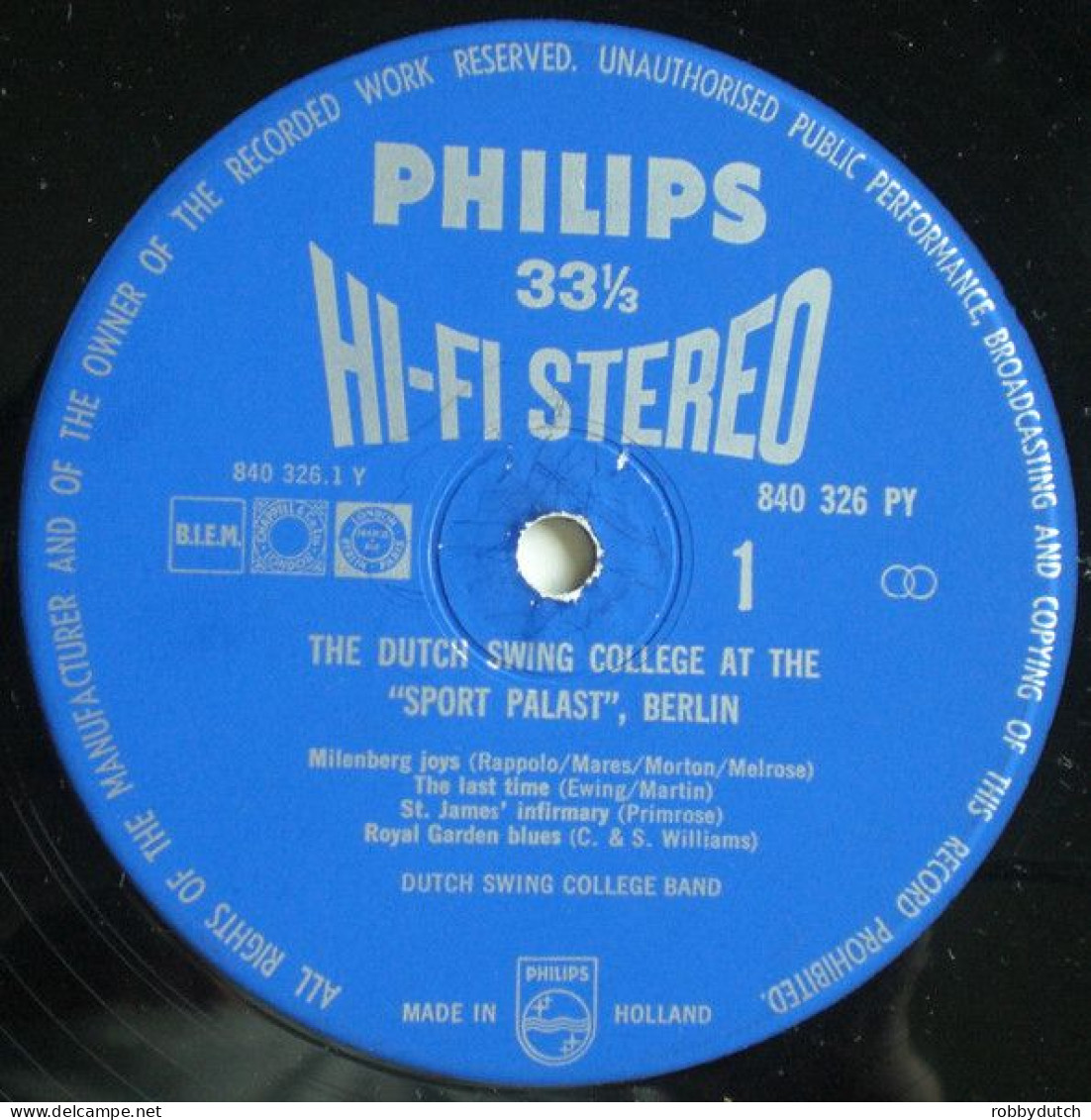* LP * DUTCH SWING COLLEGE BAND AT THE SPORT PALAST BERLIN (Holland 1962 Stereo Ex-!!!) - Jazz
