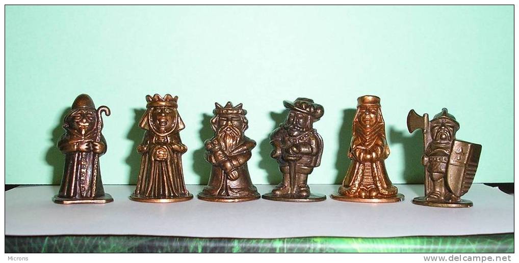 KINDER METAL   X 6 - Figurillas En Metal