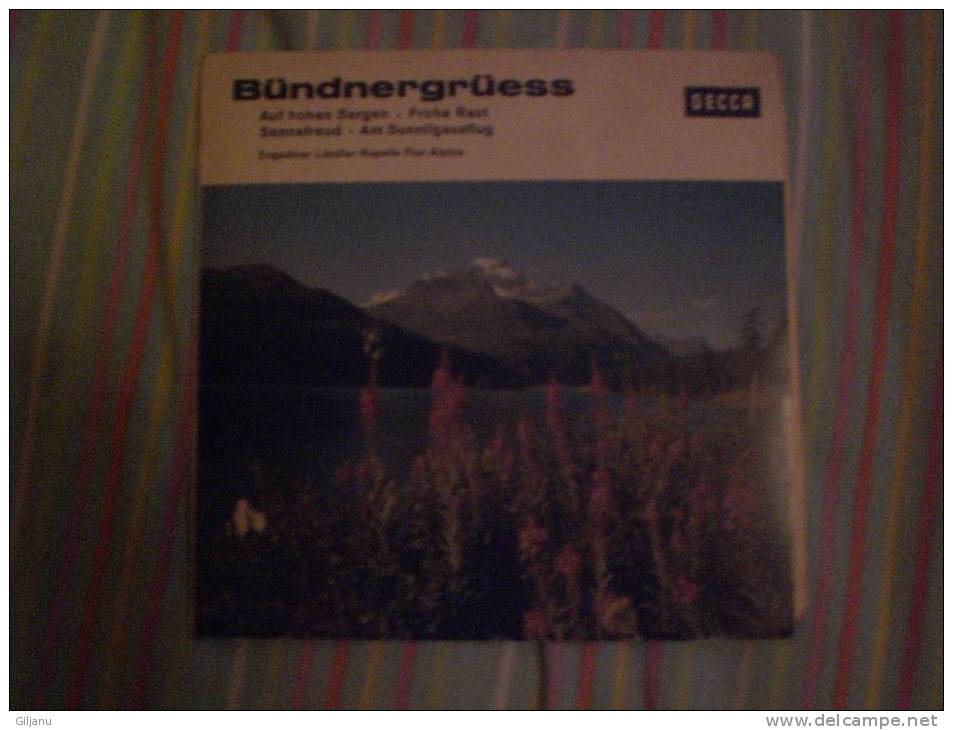 45 T   BUNDNERGRUESS - Otros - Canción Alemana
