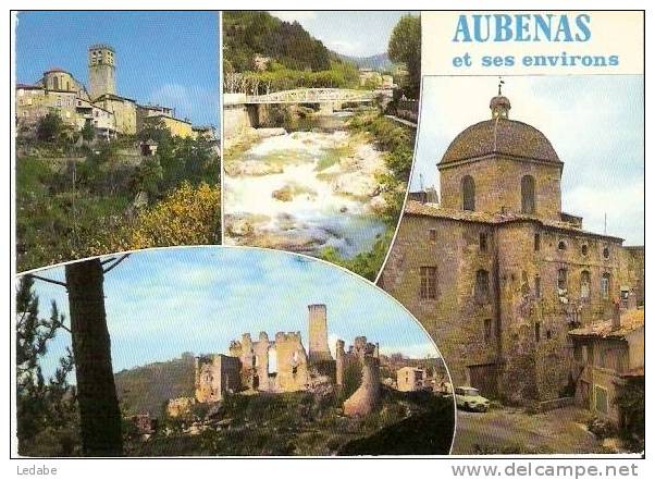 Z563 - CPM De AUBENAS Et Ses Environs, Multivues.1987. - Aubenas