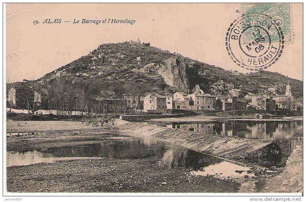 ALES - ALAIS - LA FERTE-ALAIS - (30100) - CPA - N°19 - Le Barrage Et L´Hermitage - Alès - La Ferte Alais