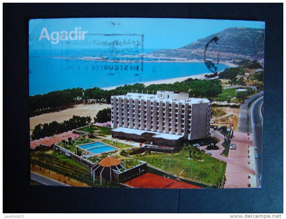 1288 Z - CPSM MAROC-Agadir-Vue Aérienne Sur L'hôtel Atlas - Agadir