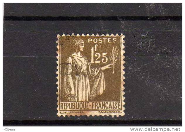 France: 1932-39, Type Paix N°287 Oblitéré Bien - 1932-39 Paz