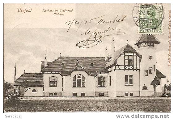 CREFELD - Kurhaus Im Stadtwald Südseite. - Krefeld