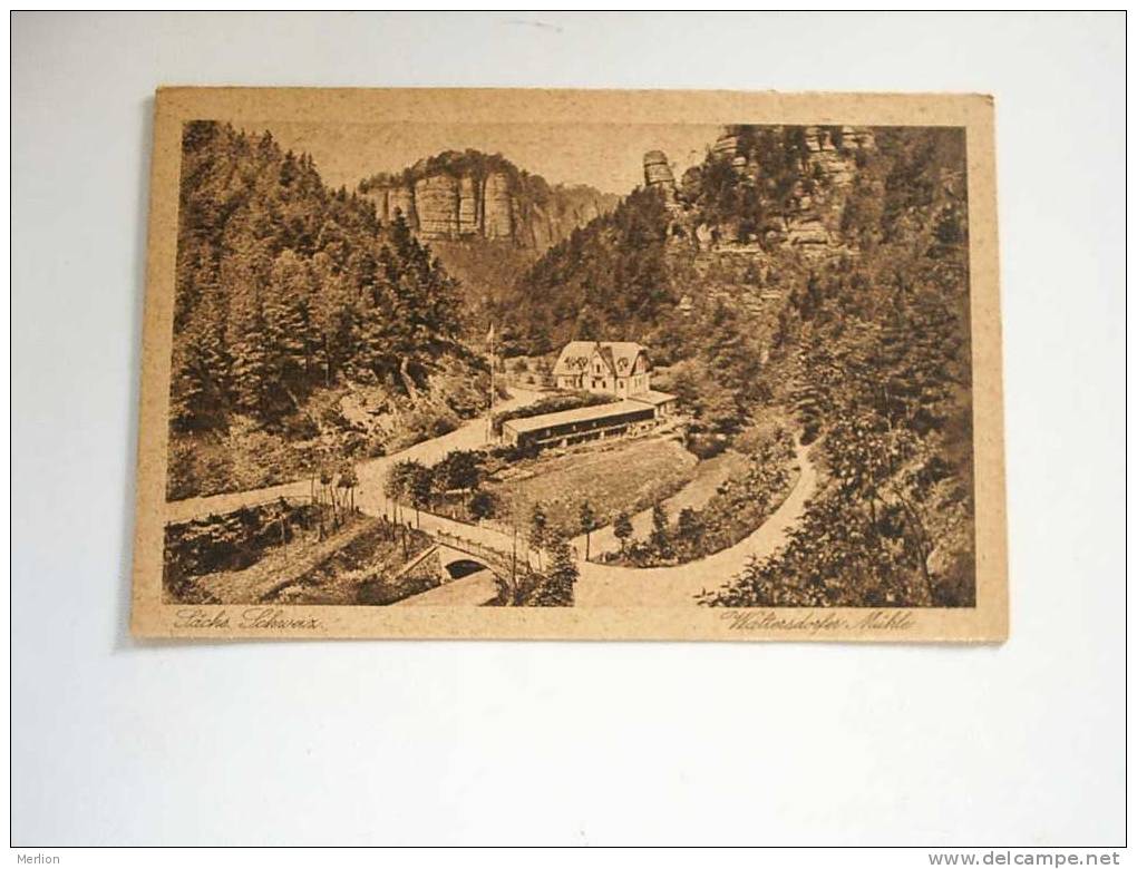 Sächsischen Schweiz  Waltersdorf -Mühle - Cca 1910´s   VF   D36049 - Hohnstein (Sächs. Schweiz)