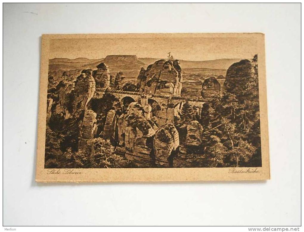 Bastei - Basteibrücke   - Cca 1910´s   VF   D36060 - Bastei (sächs. Schweiz)