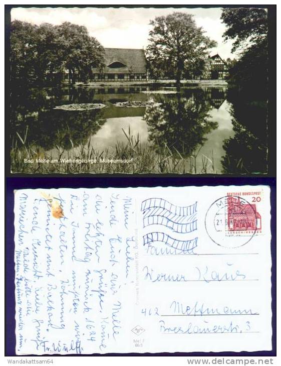 AK Bad Melle Am Wiehengebirge, Museumsdorf  21.06.1967 - 19 MELLE Nach 402 Mettmann - Melle
