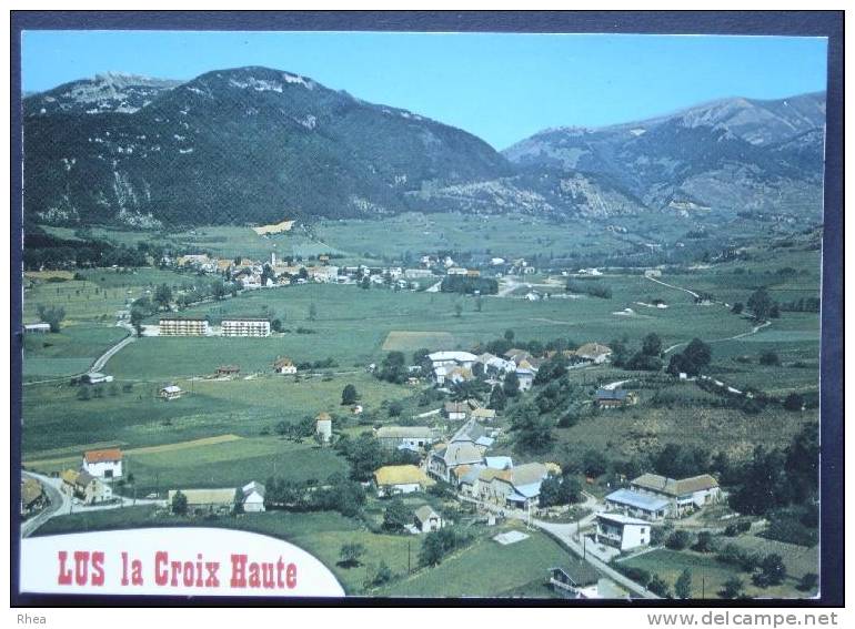 26 Lus-la-Croix-Haute Vue Aerienne    D26D  K26086K  C26168C RH053758 - Autres & Non Classés