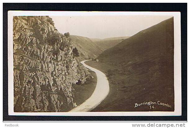 Early Real Photo Postcard Burrington Coombe Near Cheddar Somerset - Ref 229 - Cheddar
