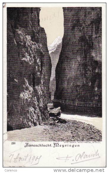 CH    MEIRINGEN  AARESCHLUCHT - Meiringen