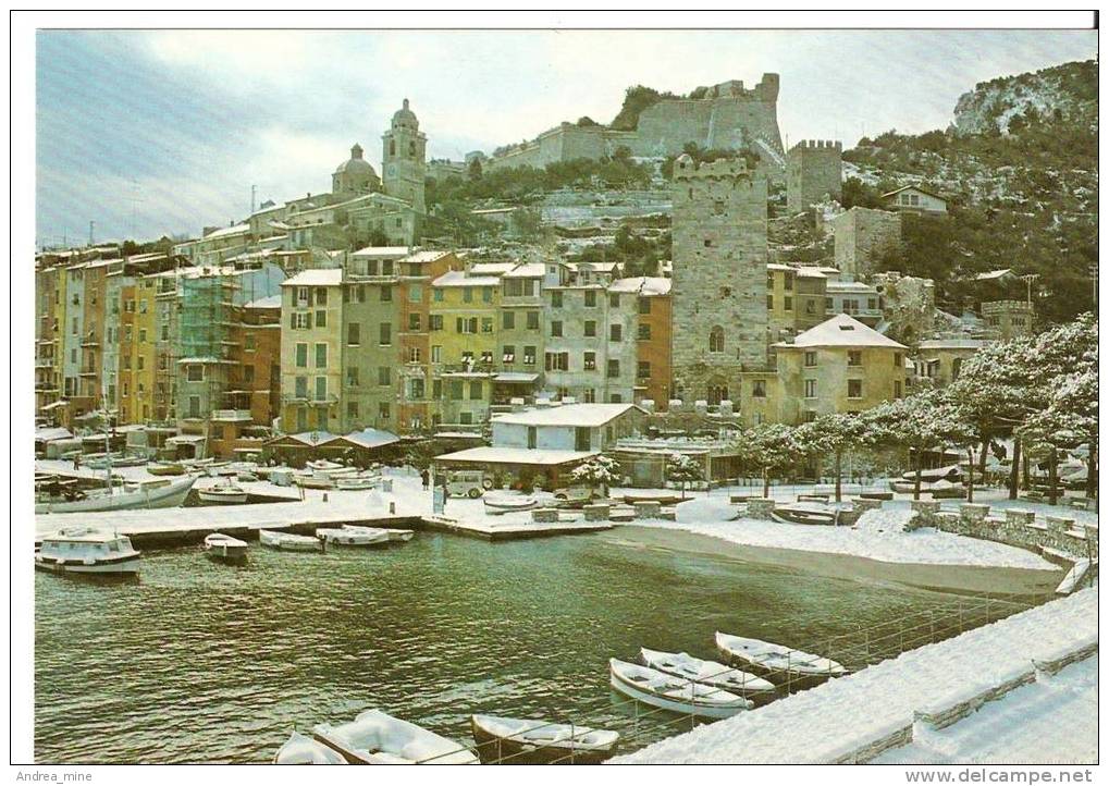 LA SPEZIA  -  ASPETTO INVERNALE  NEVICATA  SUL  MARE  -  LIG 166 - La Spezia