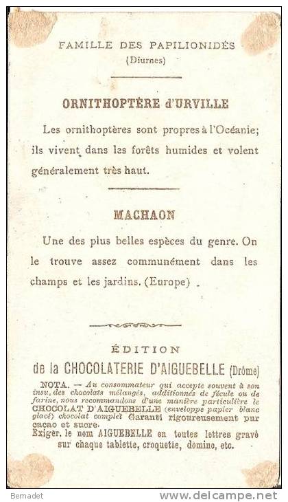 LE MONDE DES INSECTES.....EDITION DE LA CHOCOLATERIE D´AIGUEBELLE - Aiguebelle