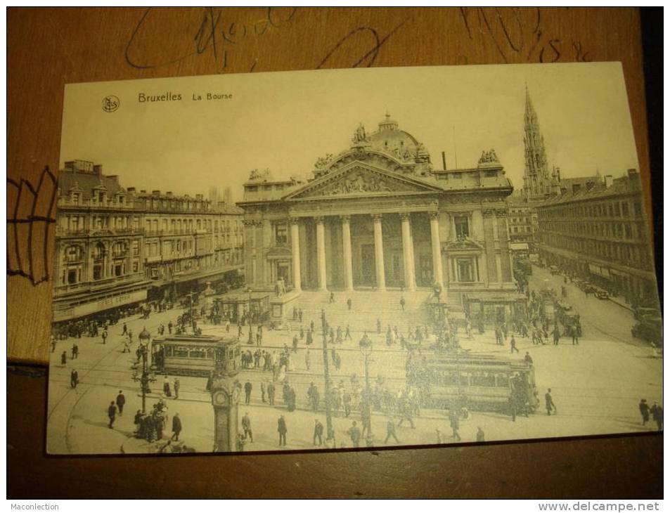 Bussels Bruxelles .. La Bourse .Tramway - Altri & Non Classificati