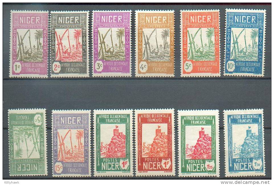 NIG 93 - YT 29 à 52 */** - YT 34NSG (no Gum )/YT 46 Manquant (missing) - Unused Stamps
