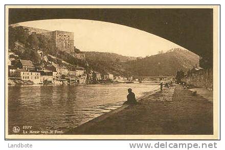 Huy - La Meuse Sous Le Pont - Huy