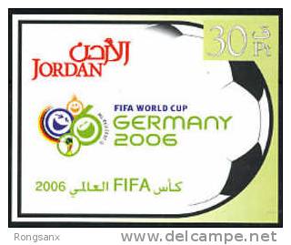 2006 JORDAN -  WC Football Germany 5V+MS - Giordania