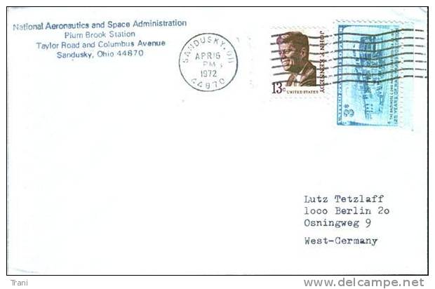 NASA - SANDUSKY -  1972 - Lettres & Documents