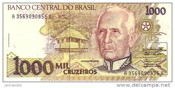 BRESIL   1 000 Cruzeiros  Non Daté (1990-1991)  Pick 231a     ***** BILLET  NEUF ***** - Brésil