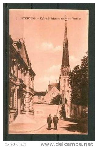 LOIRET - Pithiviers - Eglise Saint Salomon - Rue Du Chardon - Pithiviers
