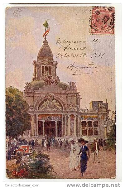 VINTAGE POSTCARD Ca1900 ITALY EXPOSITION TORINO - Exposiciones