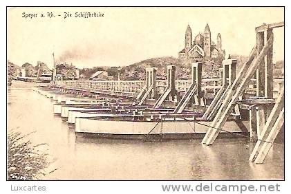 SPEYER A RH. - DIE SCHIFFBRÜCKE - Speyer